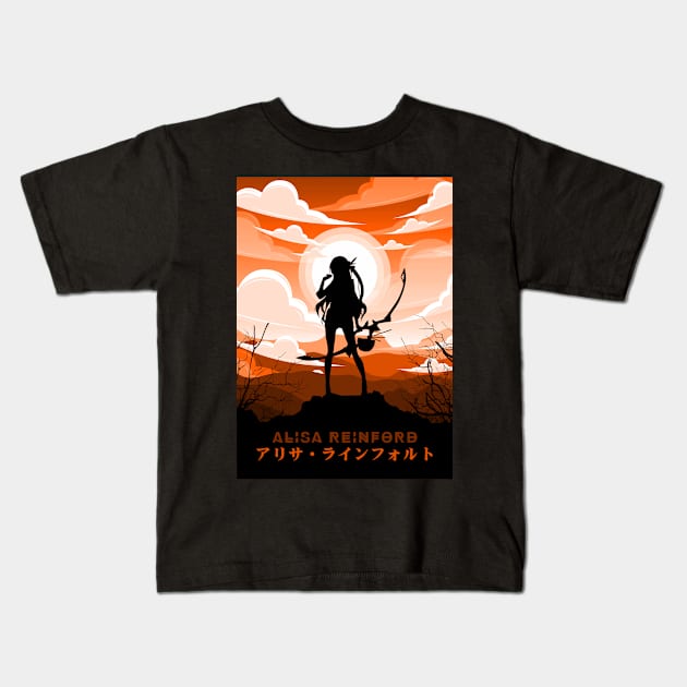 lisa Reinford | Trails Of Cold Steel Kids T-Shirt by GuruBoyAmanah